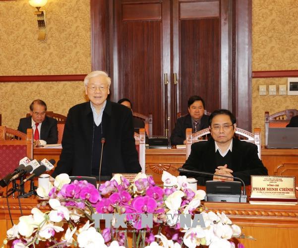 Ban Bí thư đánh giá kết quả tổ chức Tết Nguyên đán Mậu Tuất 2018